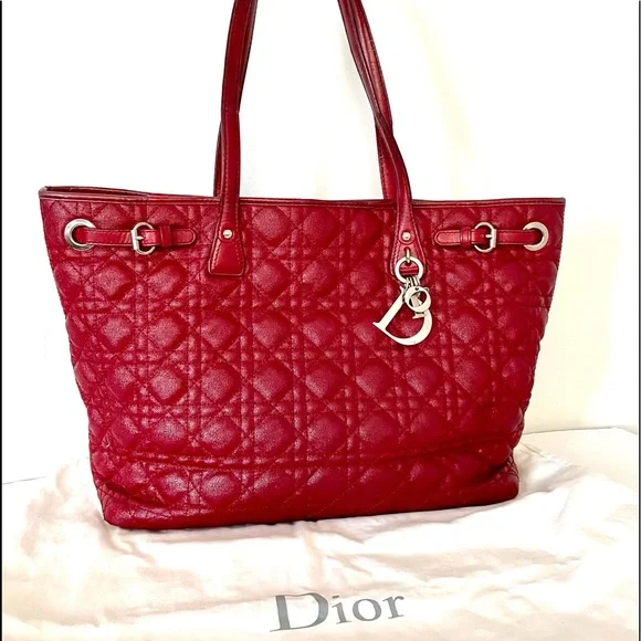 Authentic Christian Dior PANAREA red handbag - Picture 1 of 16